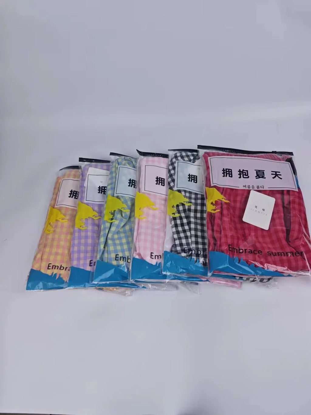 Pantalones de pijama a cuadros de nueve puntos para el hogar de verano, casuales, relajados, transpirables, finos, con cintura elástica para estudiantes femeninas