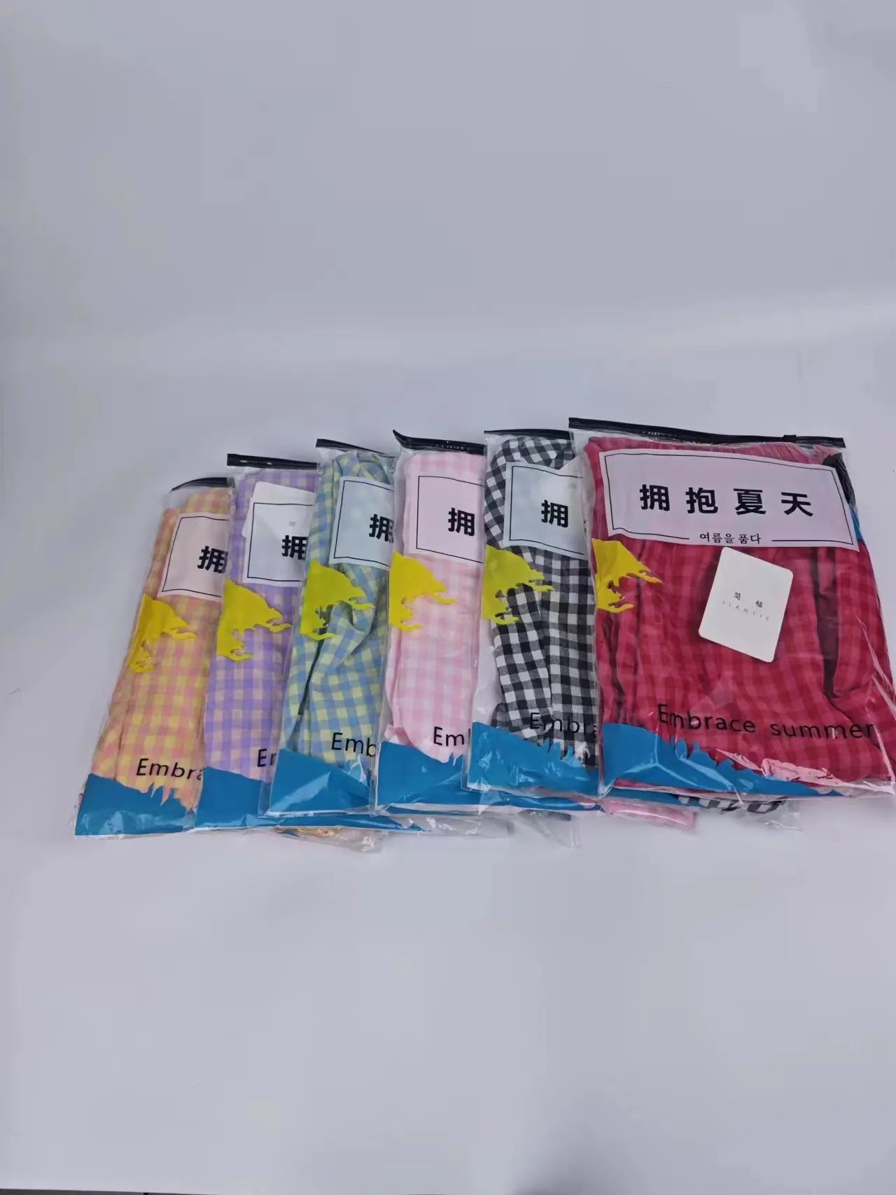 Pantalones de pijama a cuadros de nueve puntos para el hogar de verano, casuales, relajados, transpirables, finos, con cintura elástica para estudiantes femeninas