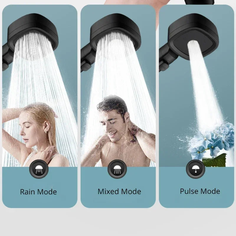 High Pressure 3-Mode Shower Head