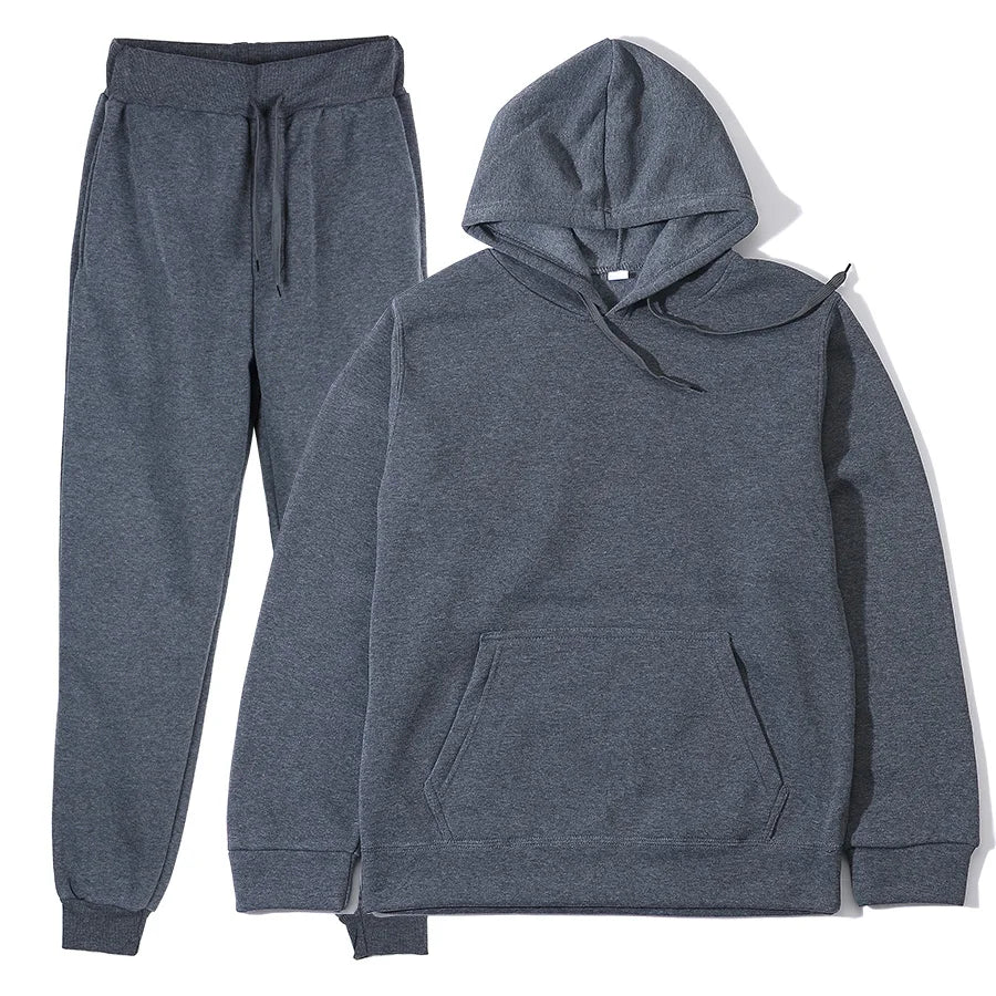 Fashion Hoodie & Sweatpants Tracksuit Set