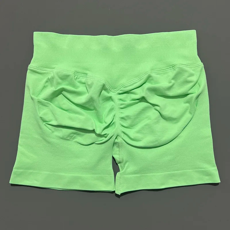 Women's Scrunch Bum Booty Shorts | Seamless Butt-Lifting Gym Yoga Legging Shorts XS-L