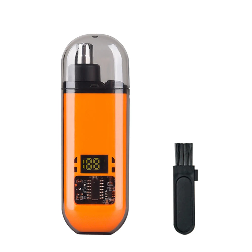Rechargeable Electric Nose Hair Trimmer – IPX7 Waterproof, USB Charging