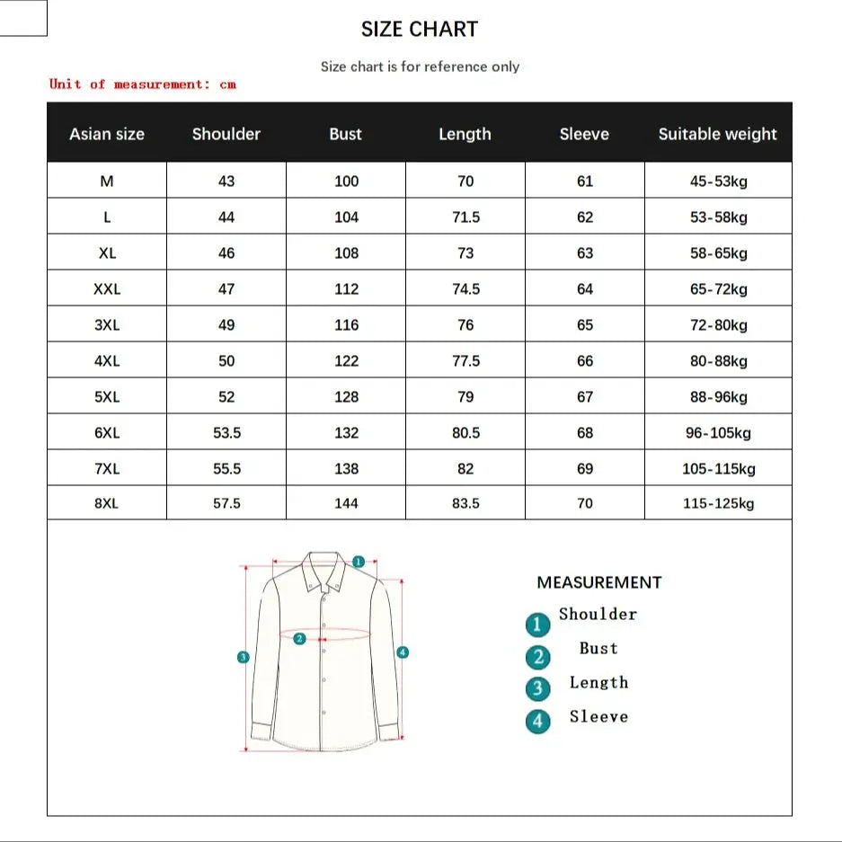 Men's Plus Size Slim Fit Dress Shirt