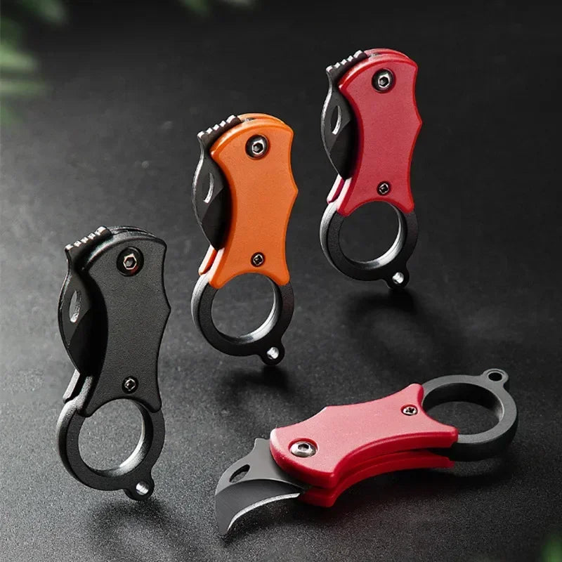 Mini Stainless Steel Keychain Pocket Knife — Portable EDC Multi-Tool