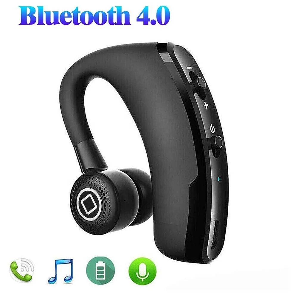 V9 Wireless Business Earhook Headset | Bluetooth Noise Reduction with Mic