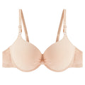 Women's Deep V Push-Up Bra — Underwire, Backless, Padded, Sizes 34–38