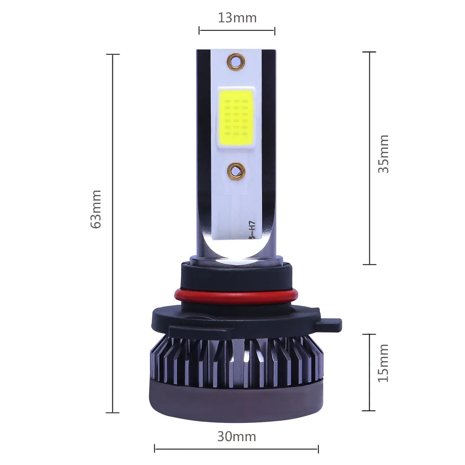 LED Car Headlight Bulbs (2-Pack) – 80W 20000LM | H1 H3 H4 H7 H8 H11 9005 9006 | 6000K–12000K