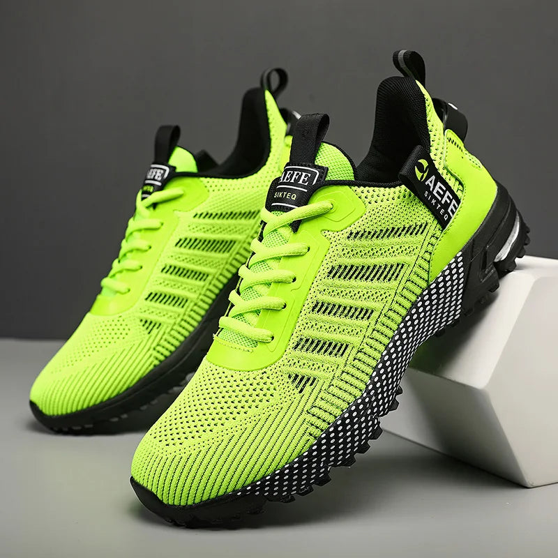 Men's Breathable Mesh Running Shoes | Lightweight Outdoor Athletic Sneakers
