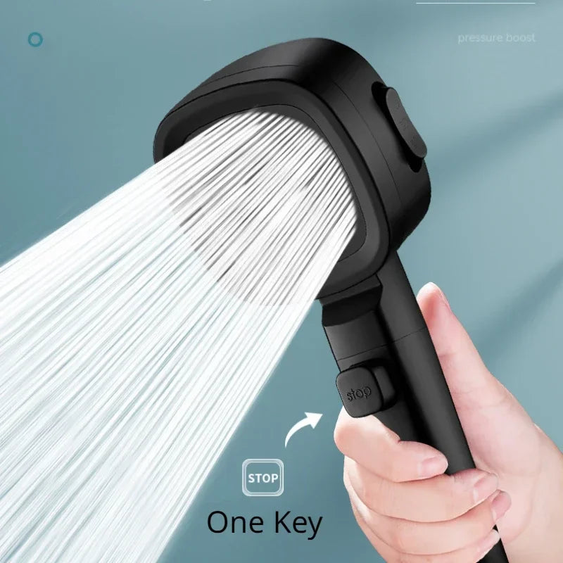 High Pressure 3-Mode Shower Head