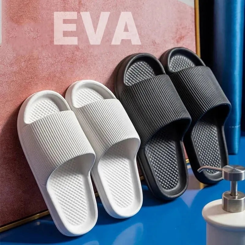 Non-Slip Massage Bathroom Slippers – Waterproof EVA, Unisex, Sizes 36-45