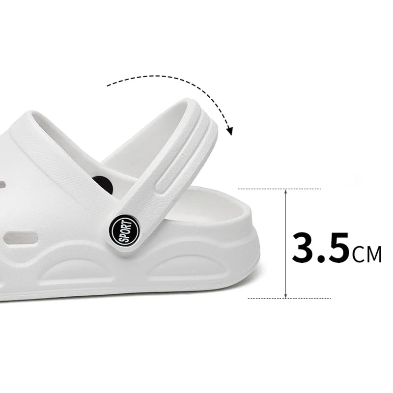 Women's Lightweight EVA Clog Sandals – Waterproof Anti-Slip Beach Slides