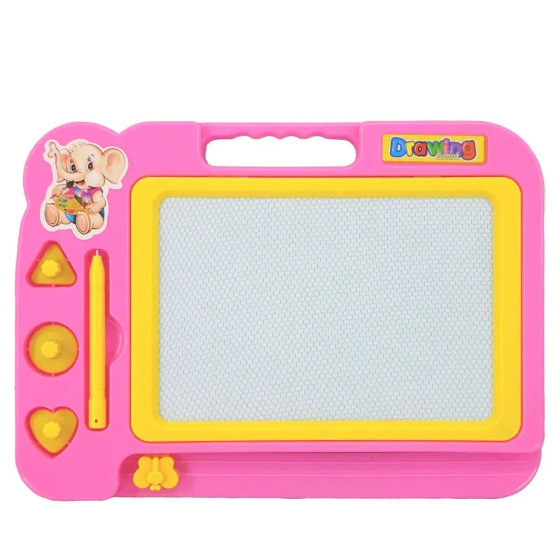 Kids Magnetic Drawing Board – Reusable Doodle Pad with Pen & Erasers