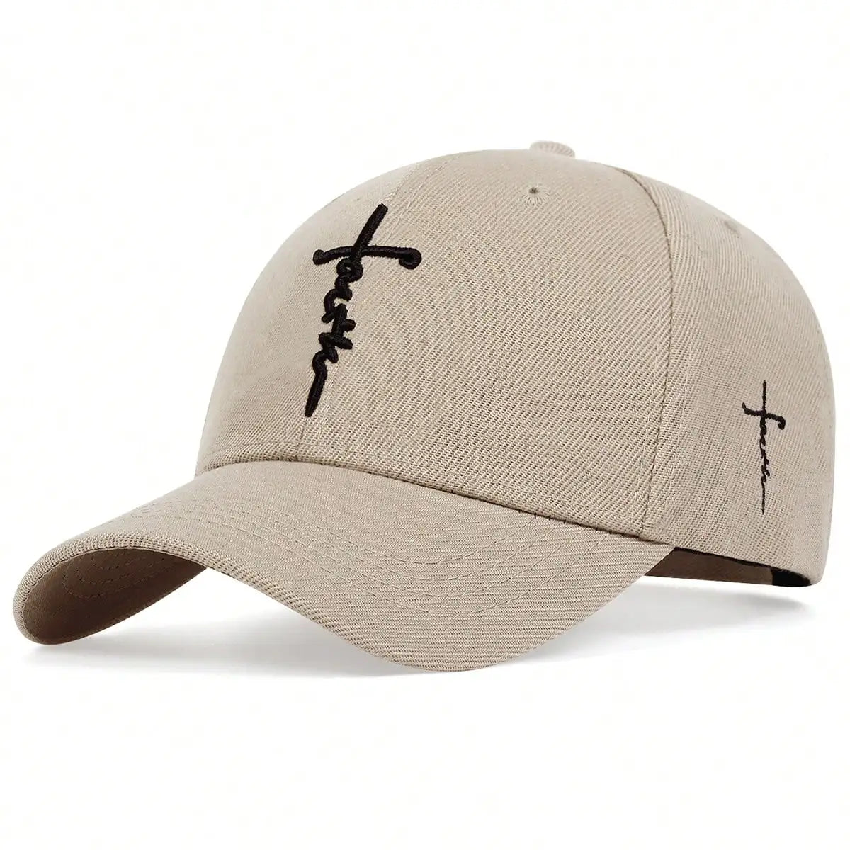 Gorra de béisbol bordada Fashion Faith para hombre y mujer, sombreros de sol de primavera y verano, gorra de algodón Snapback, gorras de camionero Hip Hop unisex
