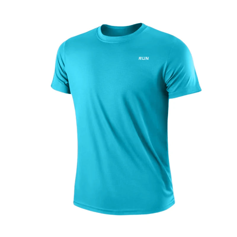 Men's Quick-Dry Athletic T-Shirt – Moisture Wicking, Gym & Running, Sizes M-4XL