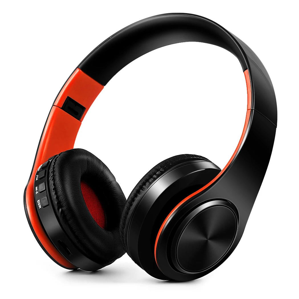 Wireless Bluetooth Over-Ear Headphones | 20Hr Battery, FM Radio & TF Card