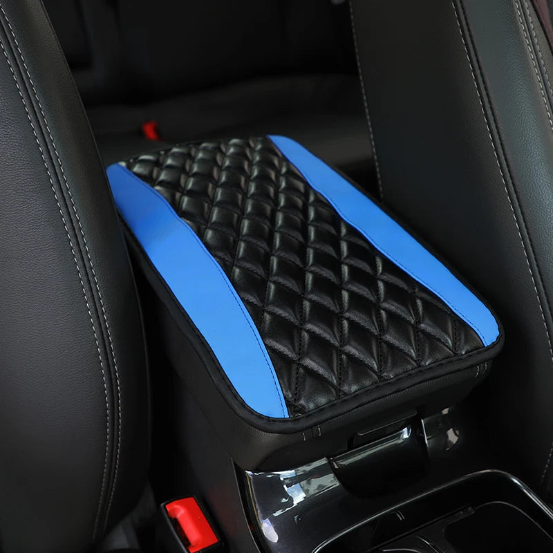 PU Leather Car Armrest Cover Mat – Universal Fit, Waterproof & Non-Slip