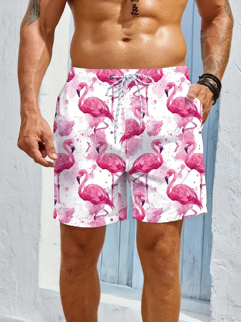 3D Printed Beach Shorts – Quick-Dry Board Shorts for Men & Kids