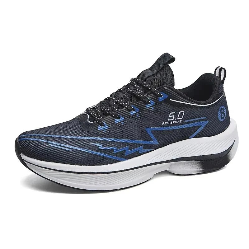Men's Carbon Plate Running Shoes | Soft Cushion Anti-Slip Unisex Sneakers