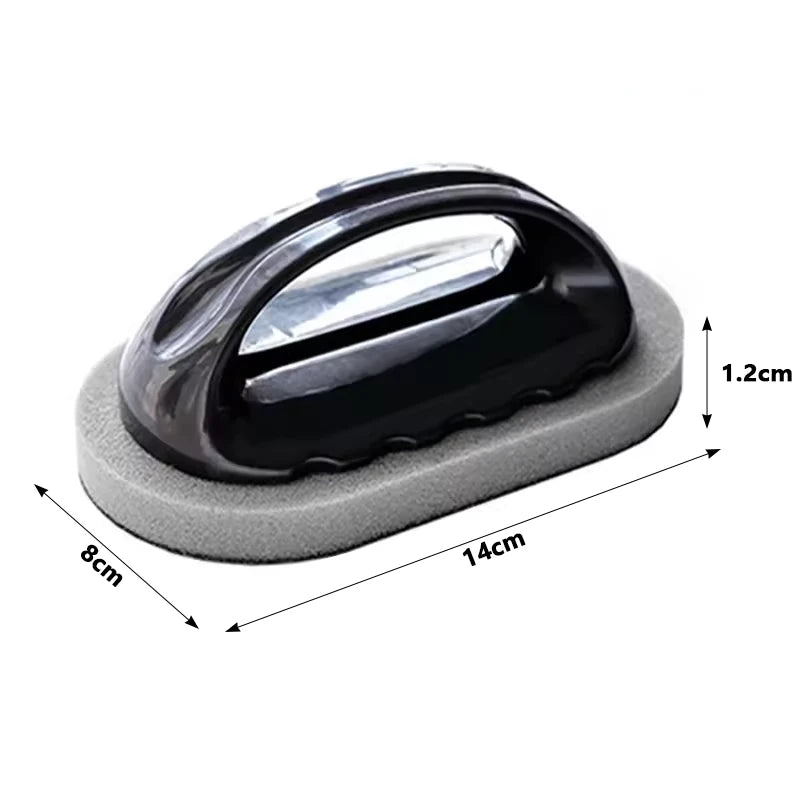 Magic Nano Emery Cleaning Sponge Brush – Multi-Surface Scrubber with Ergonomic Handle