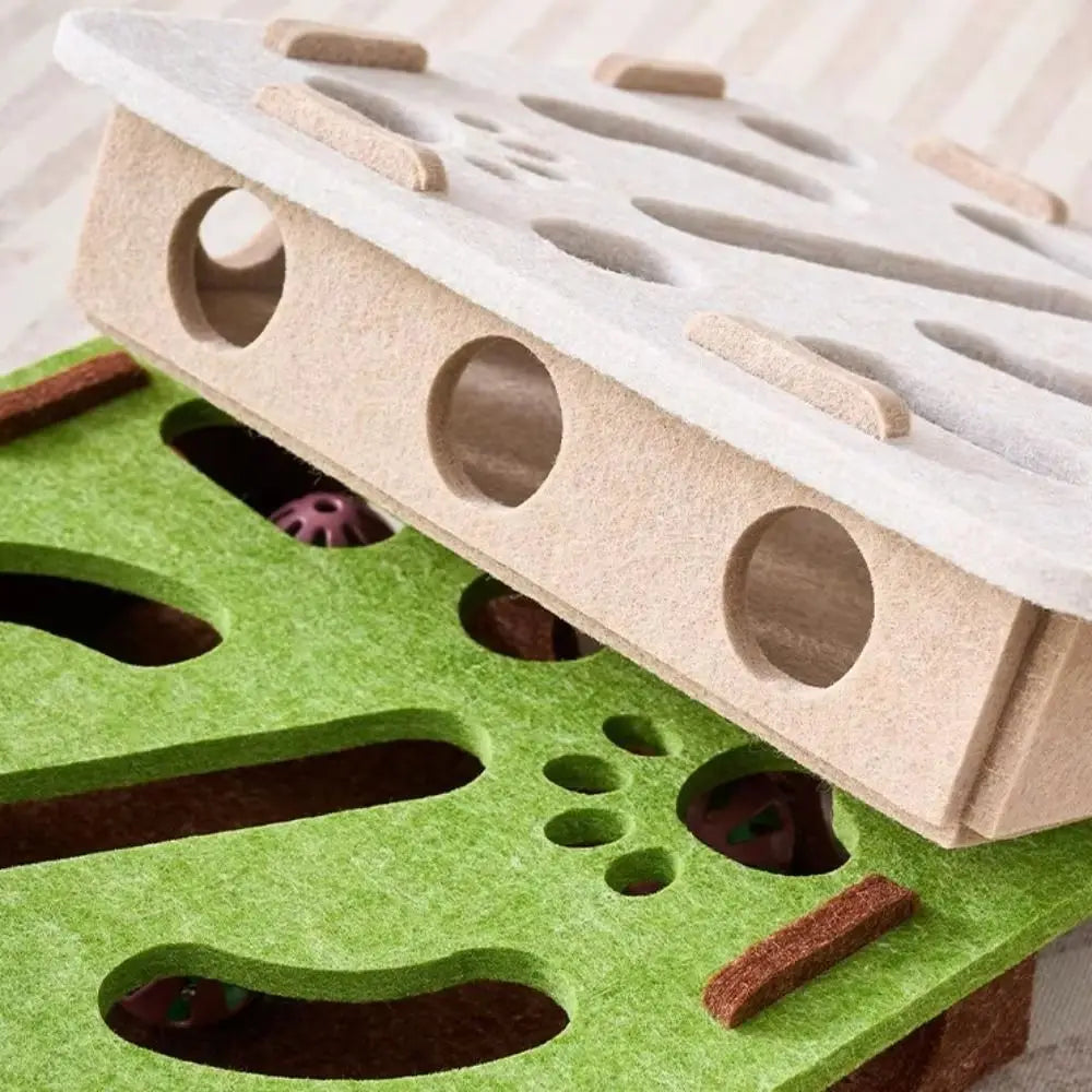 Cat Puzzle Scratch Box with Balls
