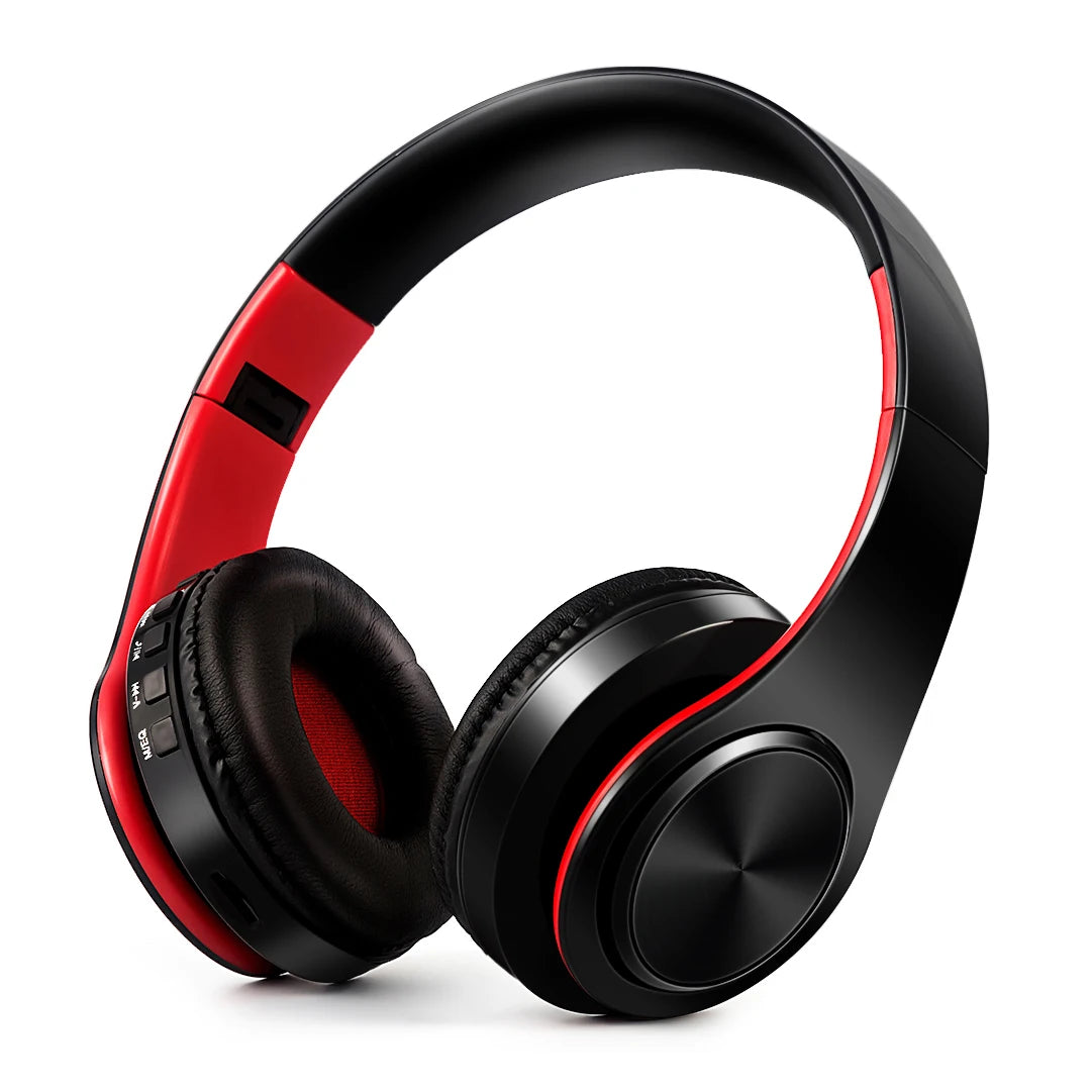 Wireless Bluetooth Over-Ear Headphones | 20Hr Battery, FM Radio & TF Card