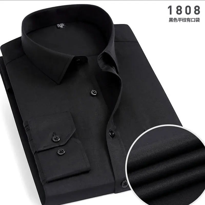 Men's Striped Slim Fit Long Sleeve Shirt