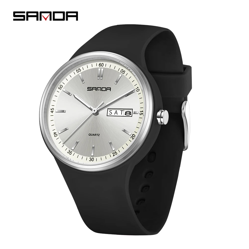 SANDA 6213 Women's Sport Digital Watch | Dual Calendar | Luminous | Water Resistant | 8 Colors