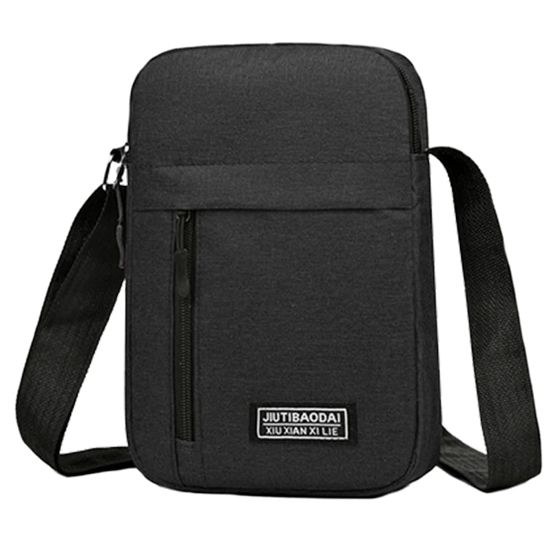 Oxford Fabric Crossbody Shoulder Bag — Lightweight Unisex Satchel for School & Daily Use
