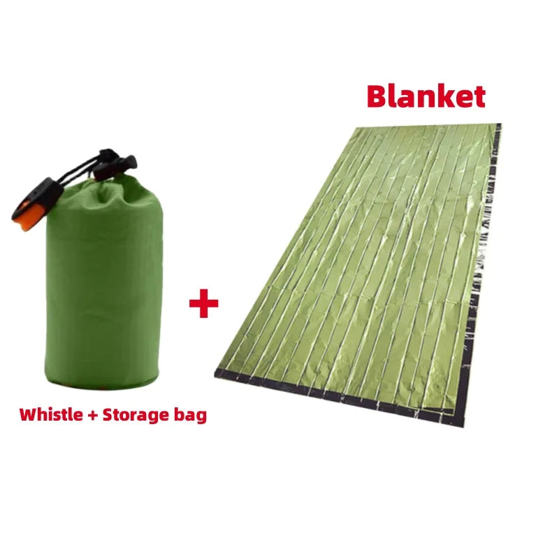 Mylar Emergency Sleeping Bag – Waterproof Survival Bivy Sack, Retains 90% Body Heat