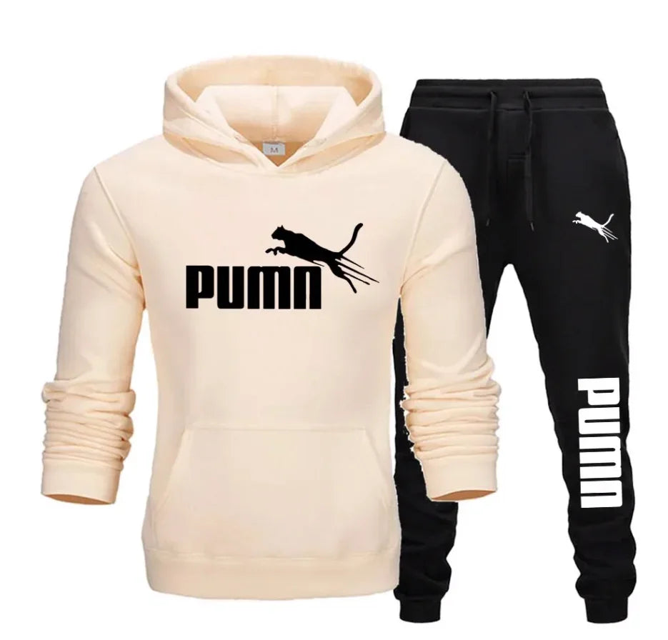 Men's Pullover Hoodie & Jogger Pants Set