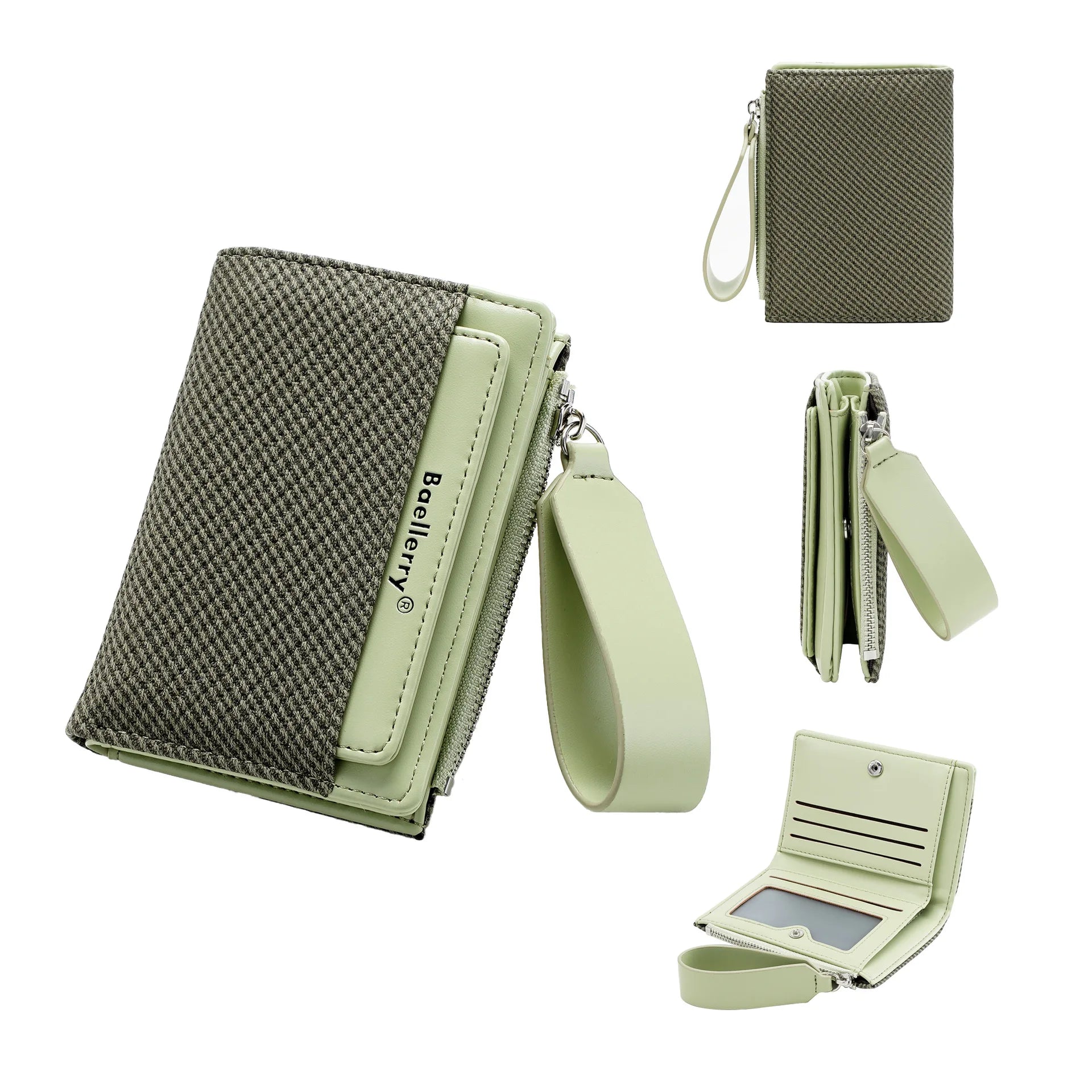 Baellerry Women's Bifold Wallet — Multi-Slot Card Holder & Coin Purse