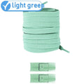 No-Tie Elastic Press-Lock Shoelaces – Flat 8mm, 100cm | Kids & Adults