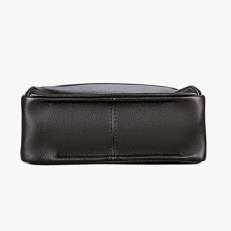 Men's Vertical Shoulder Bag — Casual Business Satchel Crossbody