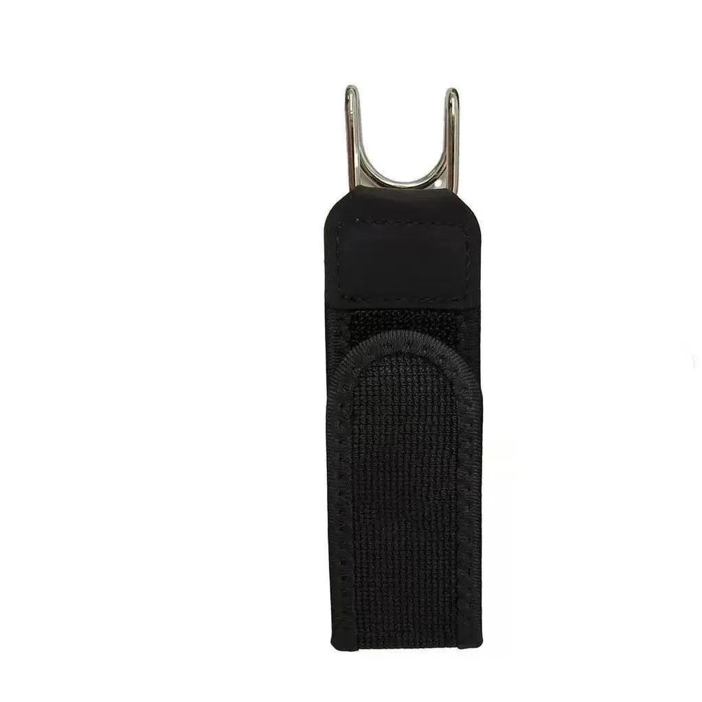 Adjustable Elastic Waistband Buckle – Magic Tape & Metal Hook Pants Extender