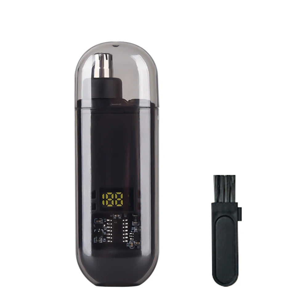 Rechargeable Electric Nose Hair Trimmer – IPX7 Waterproof, USB Charging