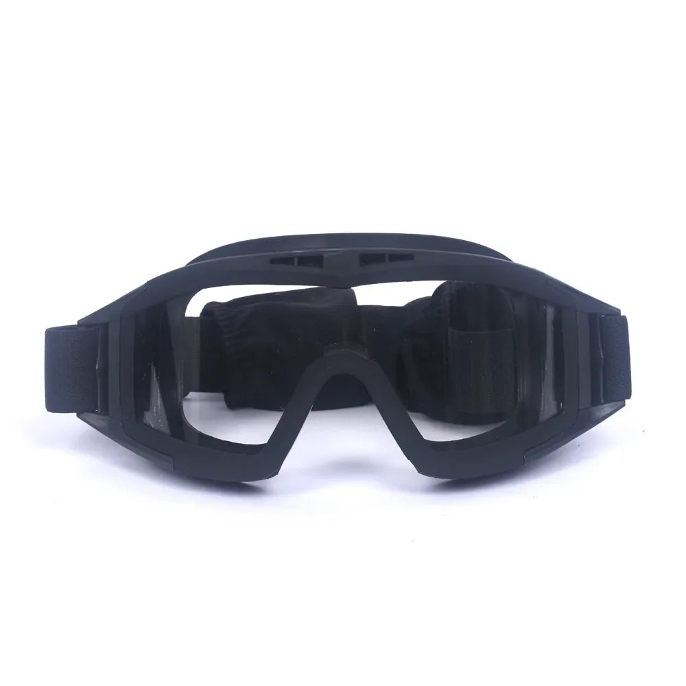 Airsoft Tactical Goggles – 3 Lens Set | Windproof & Dustproof