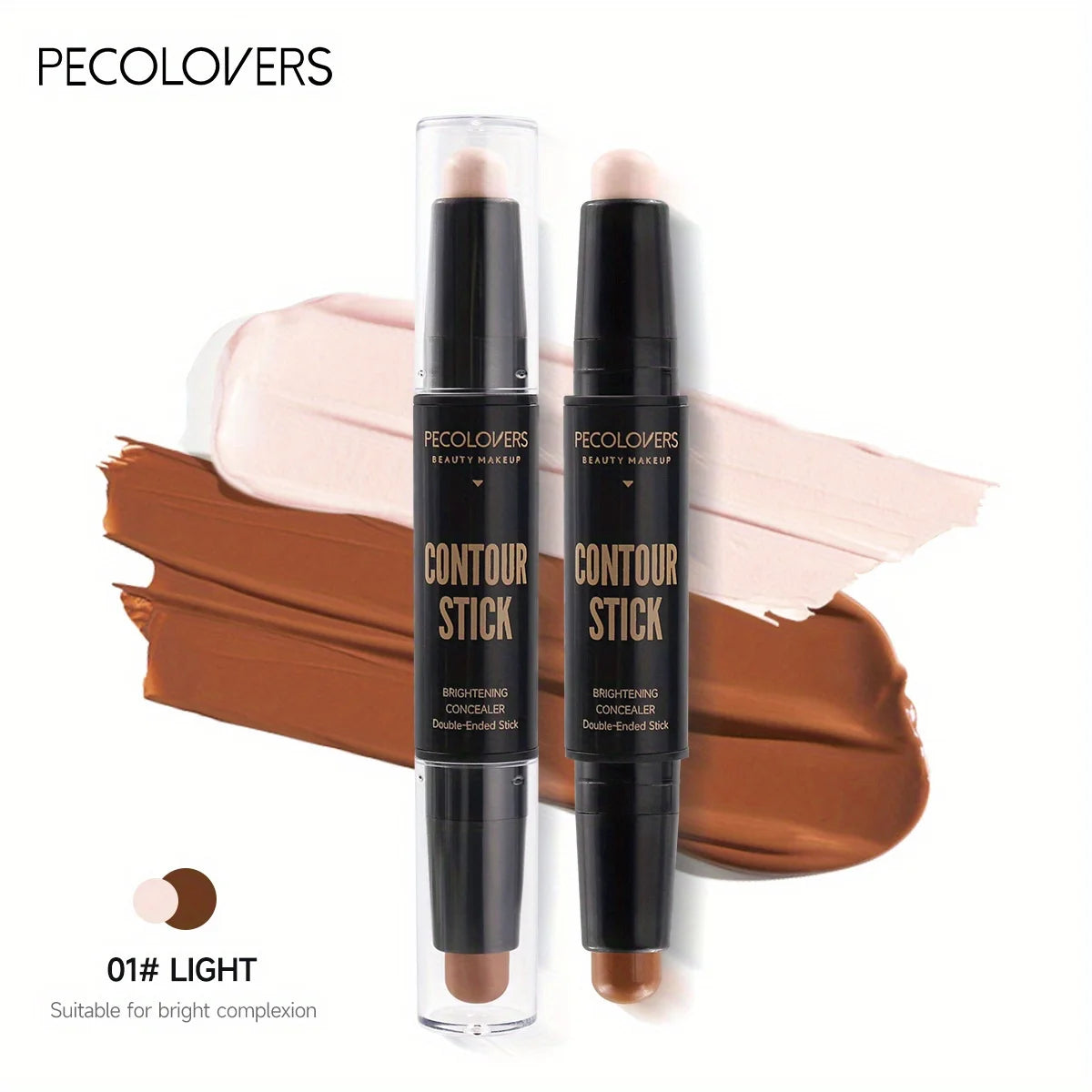 Double-Headed Contouring Stick — Concealer, Contour & Highlighter in One
