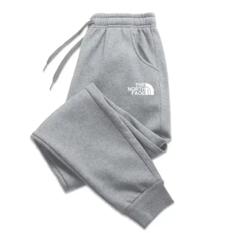 Printed Flannel Sweatpants – Unisex Casual Athletic Pants