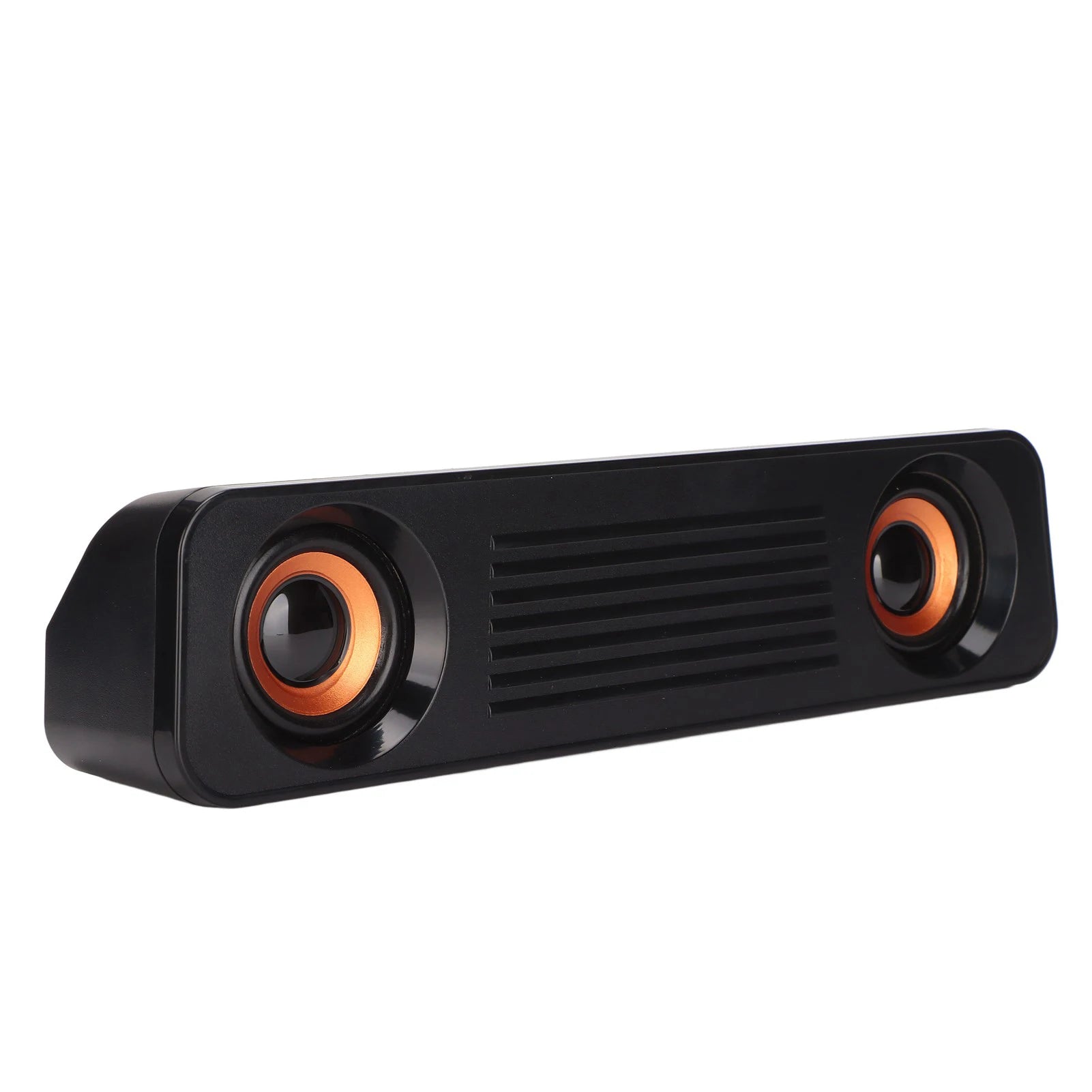 HiFi Stereo Desktop Speaker – USB Powered, 3.5mm, 360° Sound