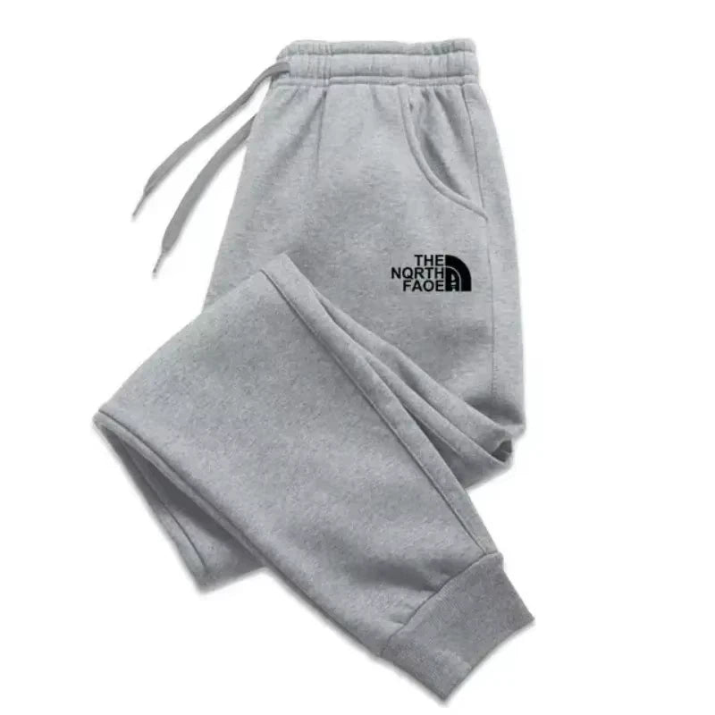 Printed Flannel Sweatpants – Unisex Casual Athletic Pants