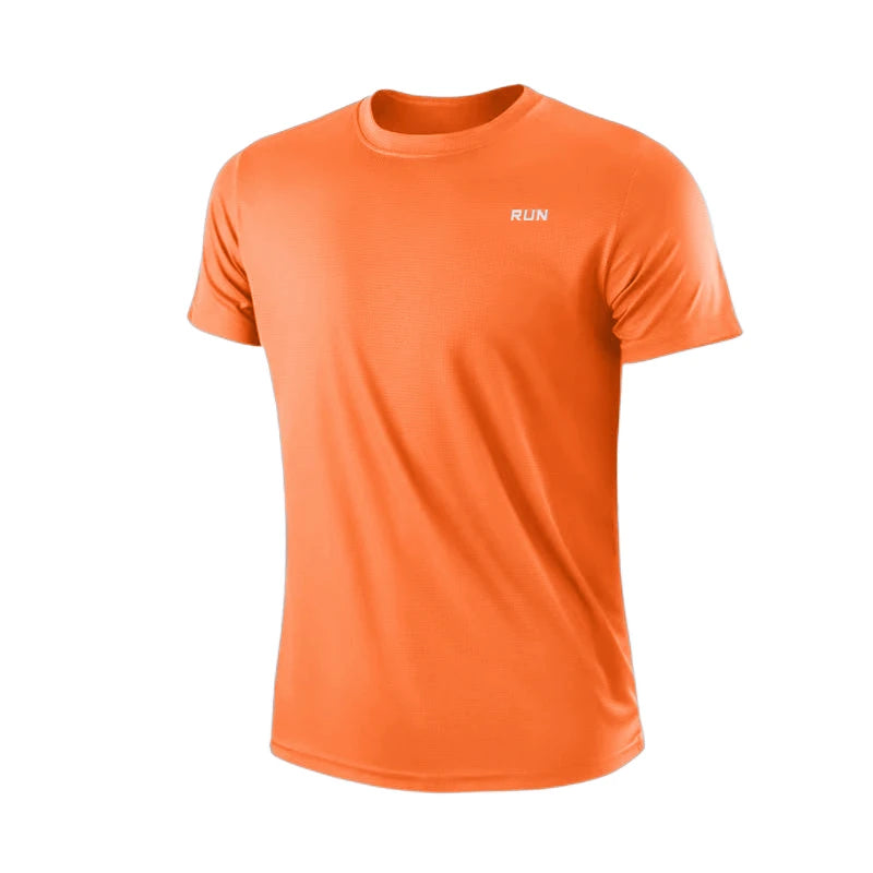 Men's Quick-Dry Athletic T-Shirt – Moisture Wicking, Gym & Running, Sizes M-4XL