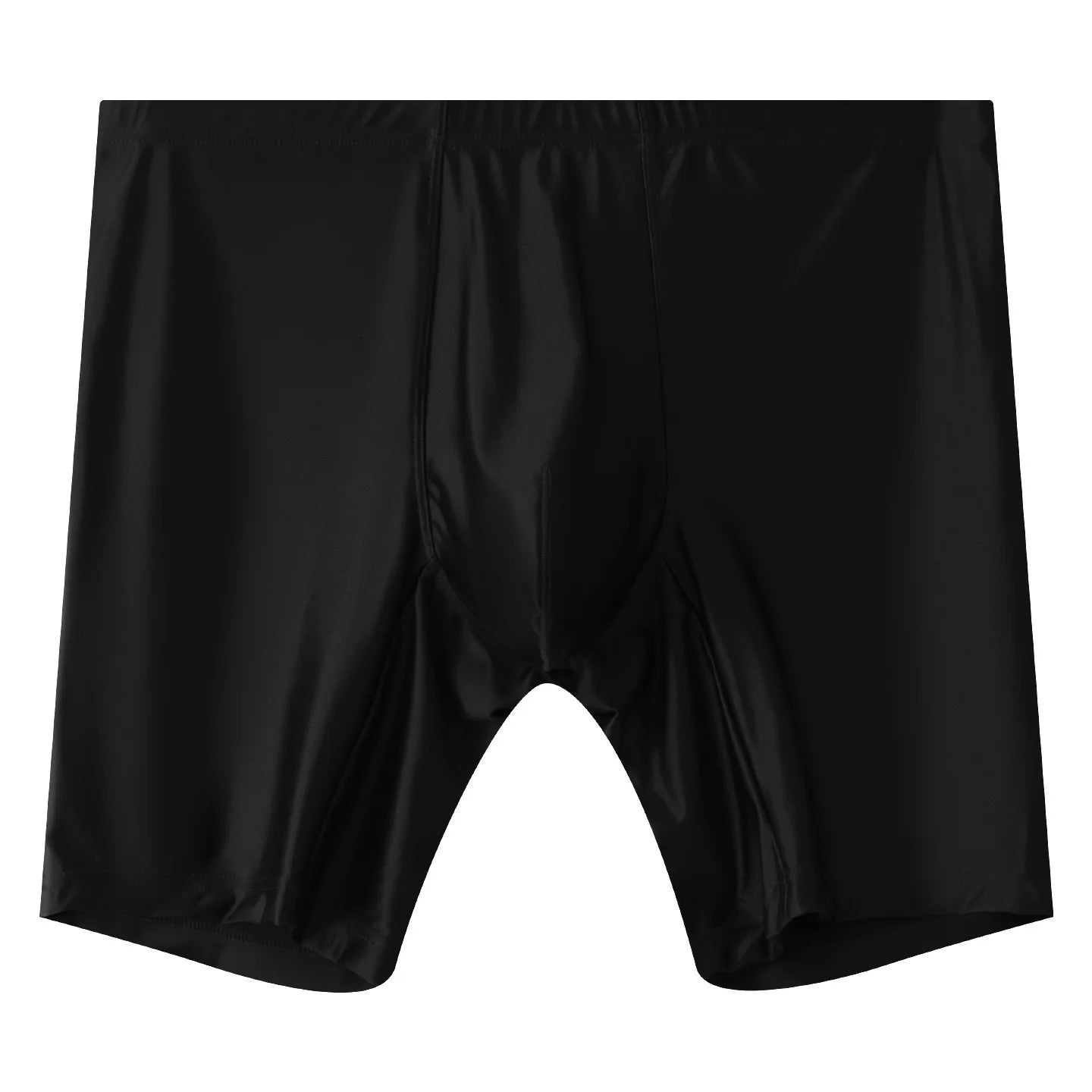 Men's Ice Silk Extended Leg Boxer Shorts – Slim Mid-Rise Underwear
