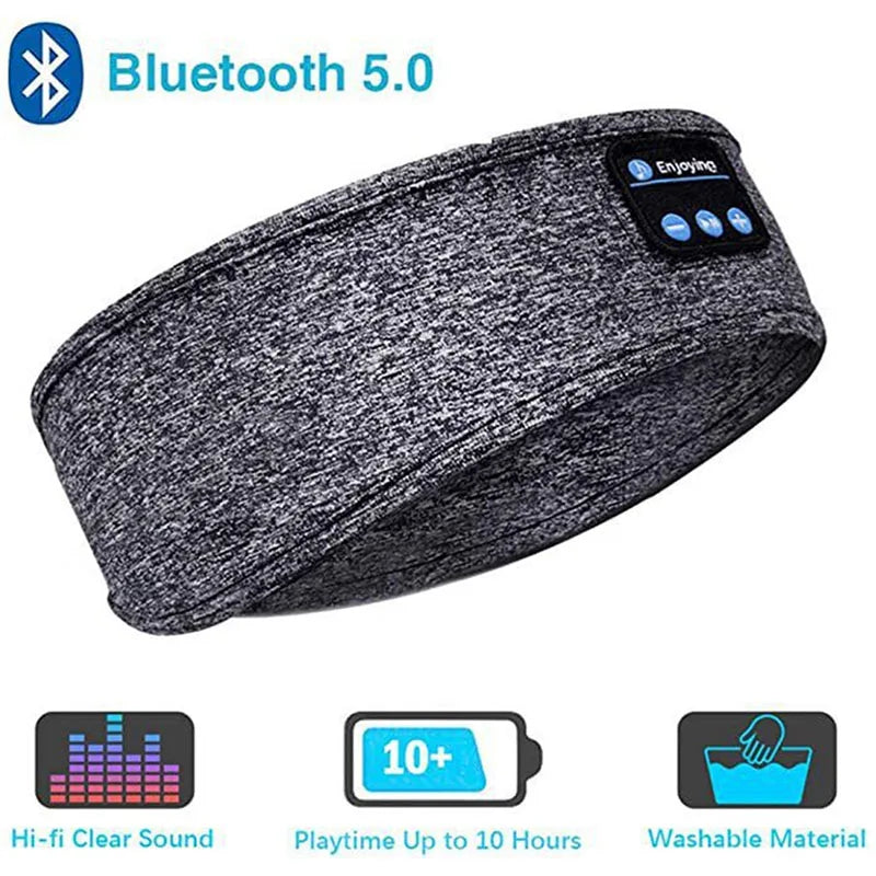 Bluetooth Sleep Eye Mask Headphones – Wireless Music & Sport Headband