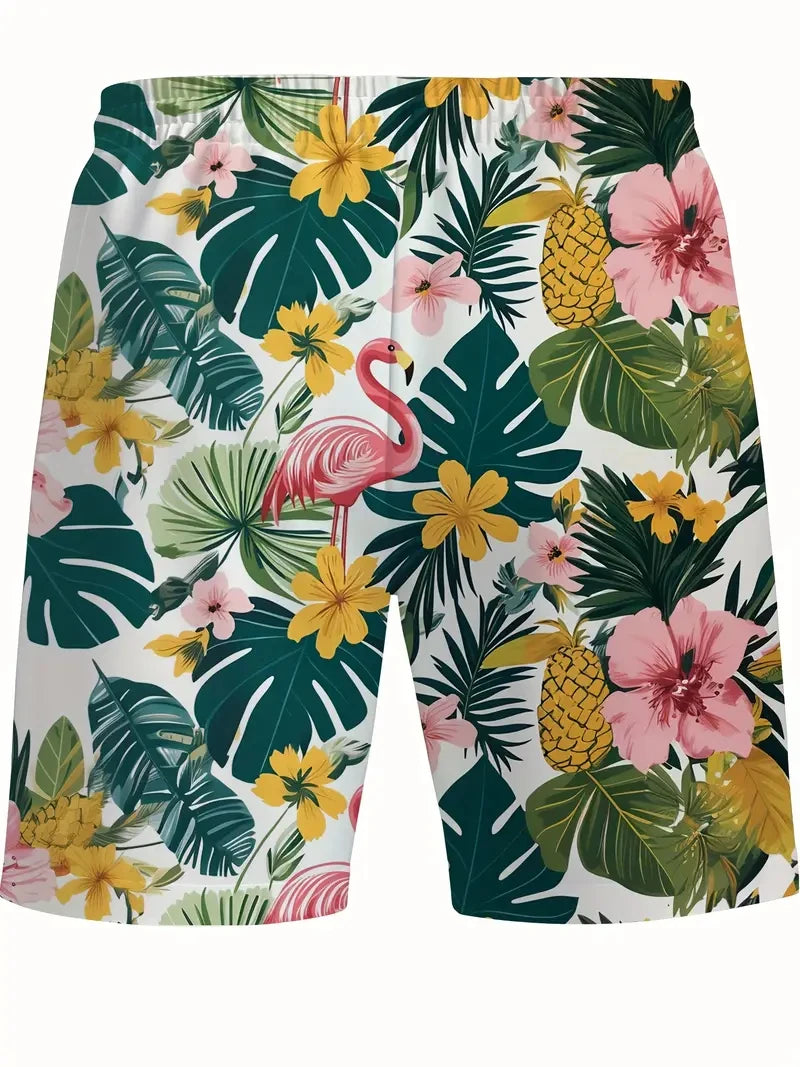 3D Printed Beach Shorts – Quick-Dry Board Shorts for Men & Kids