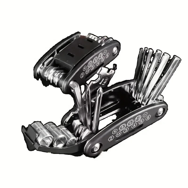 16-in-1 Socket Wrench Set – Non-Slip Rotating Head, Stainless Steel, Universal for Home & Car Repairs