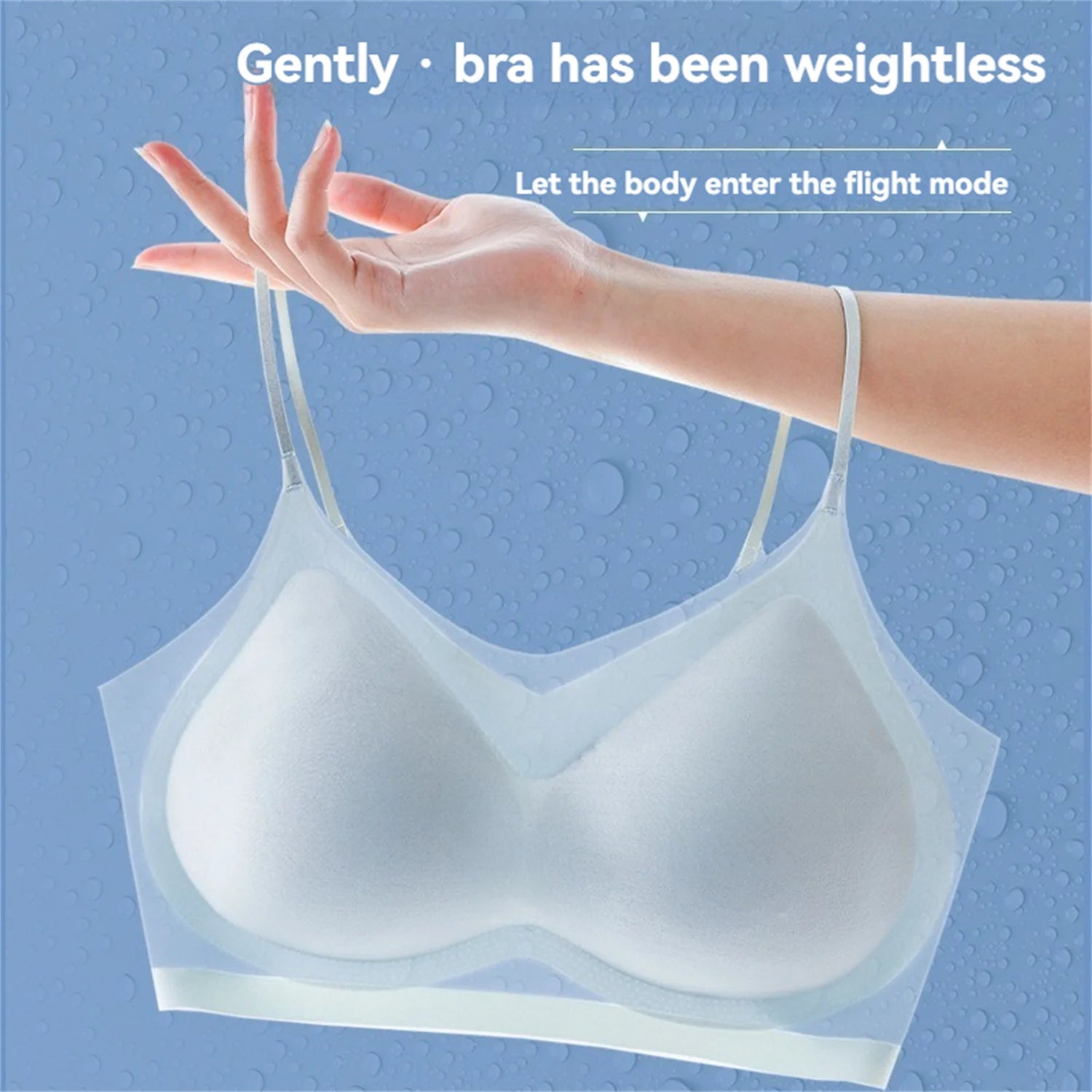 Women's Ice Silk Halter Vest Bra — Wire-Free, Seamless, Breathable, M–4XL