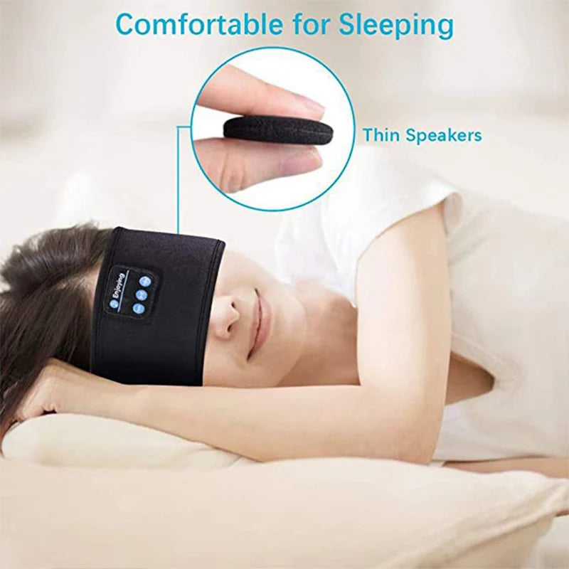 Bluetooth Sleep Eye Mask Headphones – Wireless Music & Sport Headband