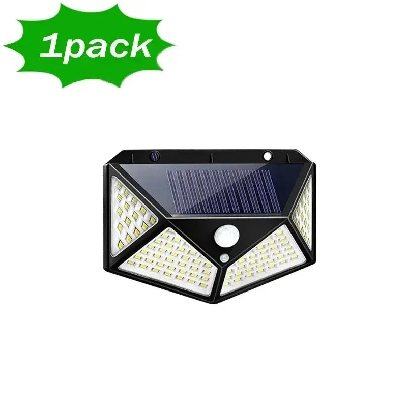 Solar Motion Sensor Garden Light — Waterproof Outdoor Spotlight