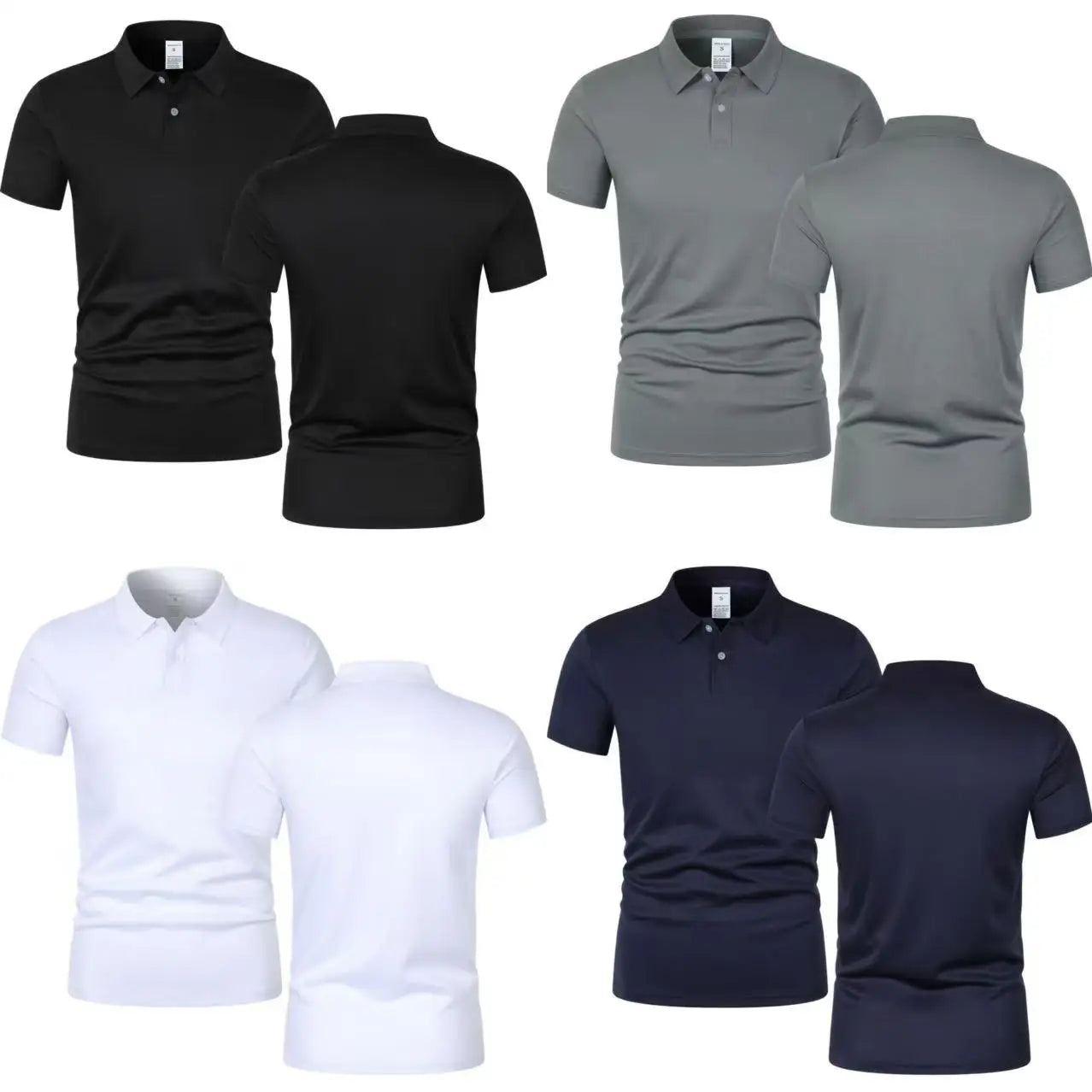 Men's Quick-Dry Polo Shirt – Lightweight & Breathable