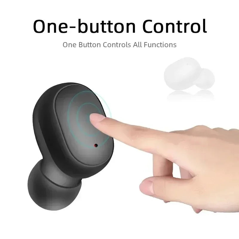 E6S TWS Wireless Earbuds | ANC, Waterproof & LED Bluetooth Headphones